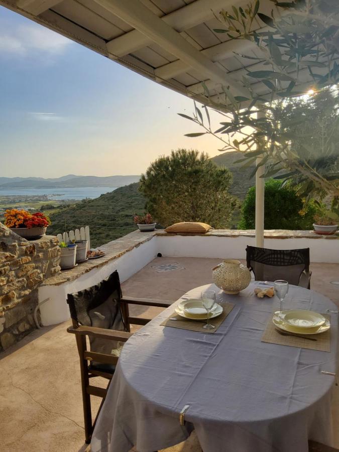 Romantic Sunset Cycladic House In Sotires Moni Christou Dasous Zewnętrze zdjęcie