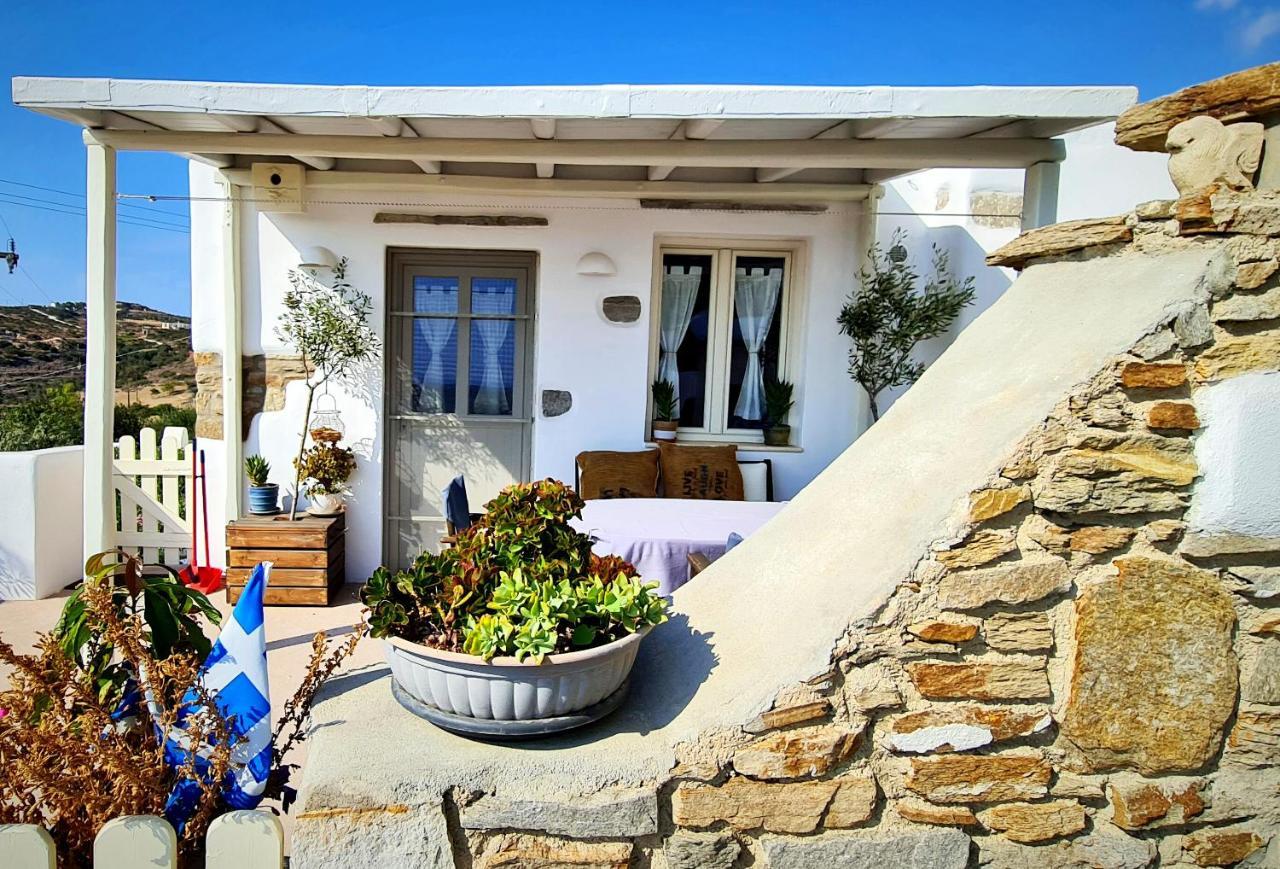 Romantic Sunset Cycladic House In Sotires Moni Christou Dasous Zewnętrze zdjęcie